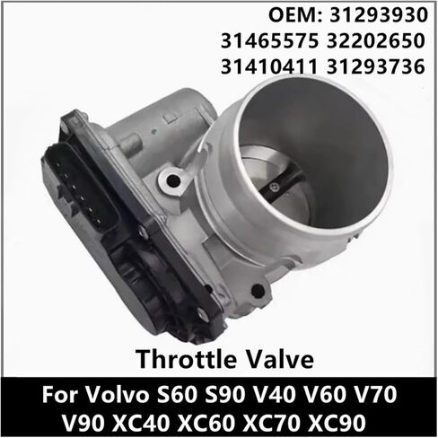 صمام الخانق 31293930 31465575 32202650 31410411 31293736 لفولفو S60 S90 V40 V60 V70 V90 XC40 XC60 XC70 XC90 1.5L 2.0L in Saudi Arabia