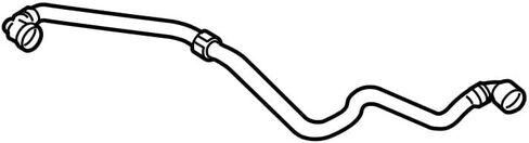 Genuine OEM Lower Radiator Coolant Hose For BMW X3 17129894740 in Saudi Arabia