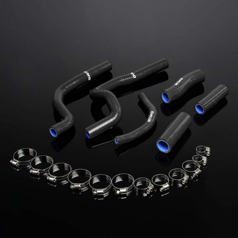 G-PLUS Silicone Radiator Coolant Hose Kit Clamps Compatible With Honda CR500 1995 1996 1997 1998-2001 Red in Saudi Arabia