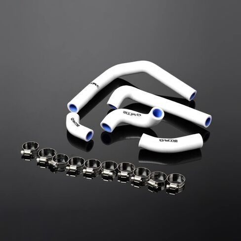 G-PLUS Silicone Radiator Coolant Hose Kit Clamps Compatible With Honda CR500 1995 1996 1997 1998-2001 Red in Saudi Arabia