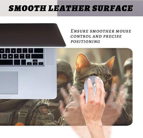 Futuristic Neon Mouse Pad Gas Mask Eating Ramen Noodles Large Desk Mat with Stitched Edges,Non-Slip Waterproof Rubber Base Mouse Mat 31.5 x 11.8 Mouse Pads for Desk Home Office Gaming in Saudi Arabia
