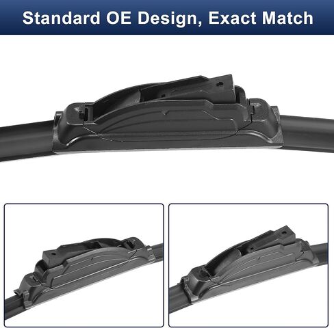 X AUTOHAUX 2pcs 26"+16" Silicone Front Windshield Wiper Blade for Ford for Ranger 2021-2023 Windscreen Wiper OE Replacement Set All-Seasons J/U Hook in Saudi Arabia