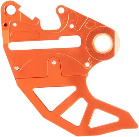 Tusk Rear Brake Caliper Support w/ Brake Disc Guard Orange For KTM 250 EXC-F 2017-2019 in Saudi Arabia
