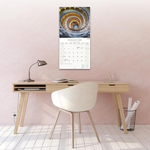 Rome Calendar 2026 | 12 Month Wall Calendar | Avonside Publishing | Plastic Free Packaging in Saudi Arabia