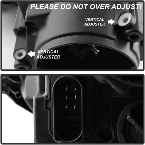 ACANII - For 2006-2009 Volkswagen GTI Jetta Rabbit Replacement Headlight Headlamp - Passenger Side Only in Saudi Arabia