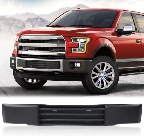 غطاء المصد الأمامي G-PLUS مع سخان كتلة وبدون مصاريع شبكية متوافقة مع Ford F150 2015 2016 2017 FL3Z-17E810-AA FL3Z-17A385-A in Saudi Arabia