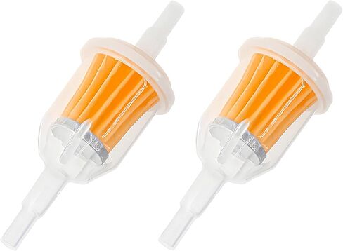 2 قطعة فلاتر وقود الغاز المضمنة، 1/4 بوصة × 5/16 بوصة فلتر وقود المحرك الصغير مع مغناطيس، استبدال فلاتر وقود الغاز المضمنة لـ AM116304 120-436 25 050 22-s Gy20709 21541500 in Kuwait