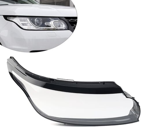Chcury1 Car Headlamp Lighting Lamp Shell Cover, Headlight Lamp Lampshade Cover Shell Right Side For Land Rover For Range Rover Sport 2014-2017, Right in Kuwait