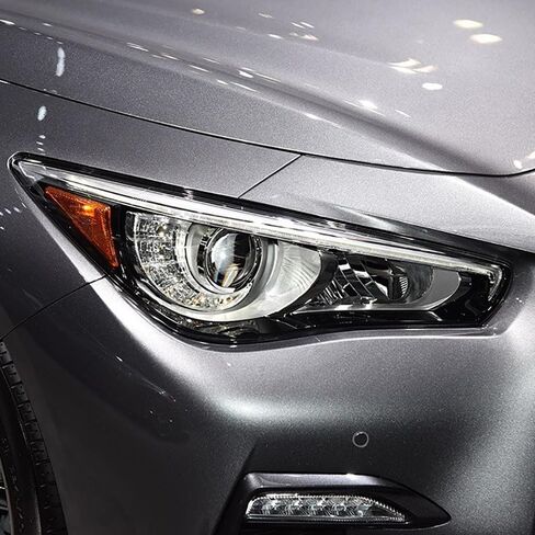 Compatible With I-NFINITI Q50 Q50L 2013-2019 Headlamp Housing Transparent Mask Cover - Plexiglass Headlight Shell Replacement Lens(1 Piar) in Saudi Arabia