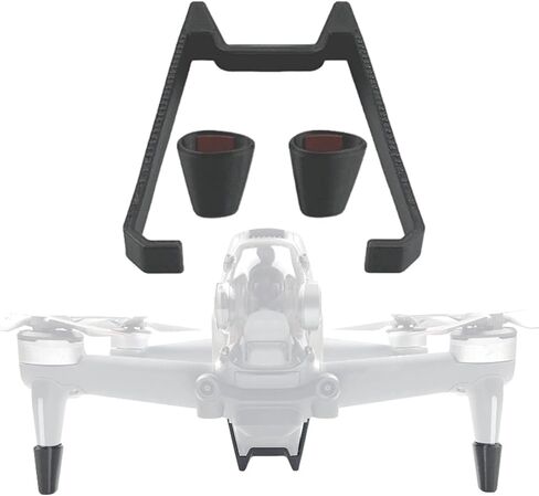 3D Printed Extender Landing Gear Height Increase 10MM Battery Protector Gimbal Guard Leg Foot Protector for DJI FPV in Saudi Arabia