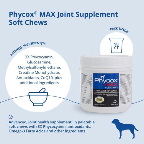 Phycox HA هيبوالرجينيك لدغات صغيرة الملحق المشترك للكلاب، 120ct in Kuwait