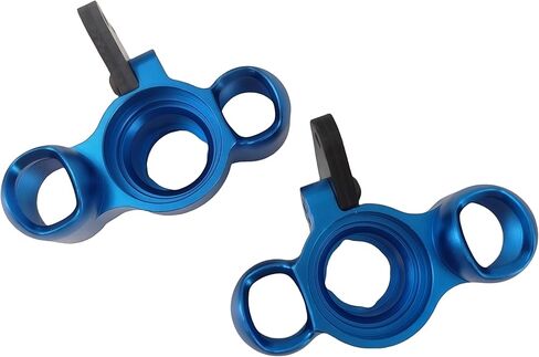 Aluminum Front Steering Knuckles & Caster Blocks with Pivot Balls – Compatible with Arrma 1/8 Kraton, Outcast, Notorious 6S BLX – Upgrade Parts Replace AR330505 ARAC9366 (Blue) in Saudi Arabia