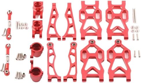 لـ 1/16 SCY لـ JJRC SG116 MAX SG116 PRO نموذج مجموعة قطع غيار سبائك الألومنيوم ترقية RC Car OP Accessories شاحنة زاحفة عربات التي تجرها الدواب (4 قطع-أزرق) in Kuwait