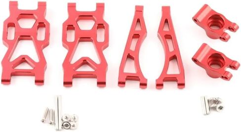 لـ 1/16 SCY لـ JJRC SG116 MAX SG116 PRO نموذج مجموعة قطع غيار سبائك الألومنيوم ترقية RC Car OP Accessories شاحنة زاحفة عربات التي تجرها الدواب (4 قطع-أزرق) in Kuwait