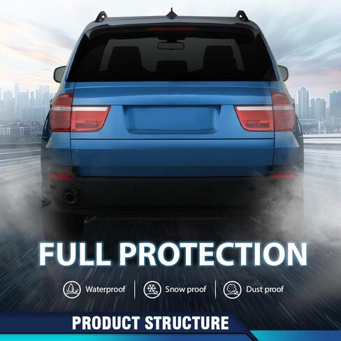 PIT66 Rear Bumper Reflector Driver Left Side Compatible with BMW X5 E70 All Models 2007-2010, Fit X5 E70 LCI/facelifted 2010-2013 (Only for M Sport Package) 63217158949, 63147158949 Red in Saudi Arabia