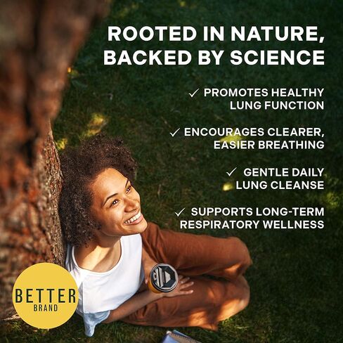 مستخلص أوراق نبات BetterLungs Mullein من Betterbrand - يدعم تطهير الرئة ووظيفة الجهاز التنفسي للتنفس الصحي - مكمل طبيعي، قطرات صبغة | غير معدل وراثيًا، نباتي | 1 شهر العرض in Kuwait