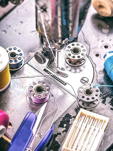 28 PCS Sewing Machine Spool,Metal Spool Accessories,Suitable for Replacement Spool of Various Sewing Machines in Saudi Arabia