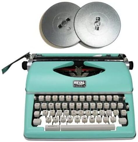 Royal Classic Retro Manual Typewriter (Purple) Bundle with Extra Ribbons (2 Items) in Saudi Arabia