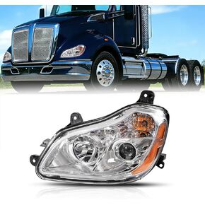مجموعة المصابيح الأمامية Yingtour متوافقة مع Kenworth T680 2013 2014 2015 2016 2017 2018 2019 2020 2021 مصابيح هالوجين أمامية مع مصابيح (يسار) in Saudi Arabia