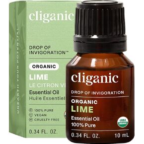 Cliganic USDA Organic Spearmint Essential Oil, 100% Pure Natural Undiluted, for Aromatherapy (10ml) | Non-GMO Verified in Kuwait