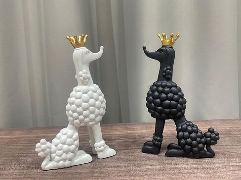 تمثال بودل أسود من Artgenius Golden Crown، صغير (أسود) in Saudi Arabia