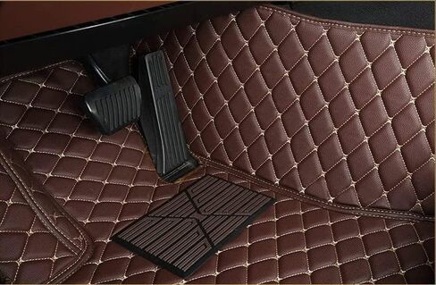 Car Floor mat for Mercedes Benz A B C CLA CLS CLK GLE GLS GLA GLK GL ML G S GLC SL CL SLC R SLK Custom Waterproof Car Liner Carpets Cargo (Embroidery Custom Word, Black with Beige 2) in Saudi Arabia