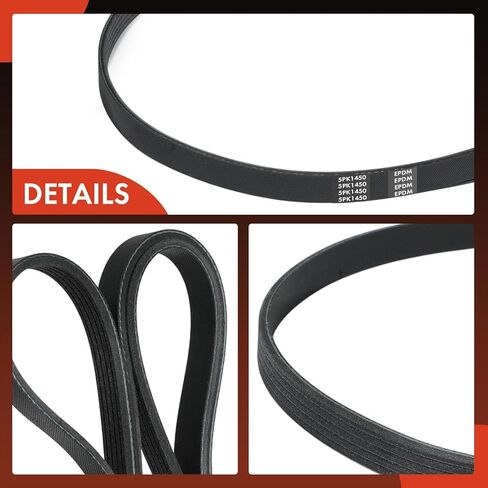 A-Premium Engine Serpentine Drive Belt Compatible with Chevrolet Cruze 2011-2013, Sonic 2012-2015, Aveo Aveo5 2009-2011 & Pontiac G3 2009-2010, G3 Wave 2009 & Saturn Astra, SL, SL1, 56.99 Inches in Saudi Arabia