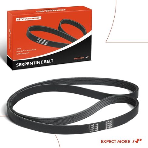 A-Premium Engine Serpentine Drive Belt Compatible with Chevrolet Cruze 2011-2013, Sonic 2012-2015, Aveo Aveo5 2009-2011 & Pontiac G3 2009-2010, G3 Wave 2009 & Saturn Astra, SL, SL1, 56.99 Inches in Saudi Arabia