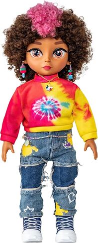 دمى SHE'S THAT GIRL Dolls™ Nova مقاس 18 بوصة ذات جسم ناعم بتصميم عصري وإكسسوارات، للأعمار من 6 سنوات فما فوق in Saudi Arabia