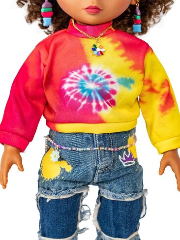 دمى SHE'S THAT GIRL Dolls™ Nova مقاس 18 بوصة ذات جسم ناعم بتصميم عصري وإكسسوارات، للأعمار من 6 سنوات فما فوق in Saudi Arabia