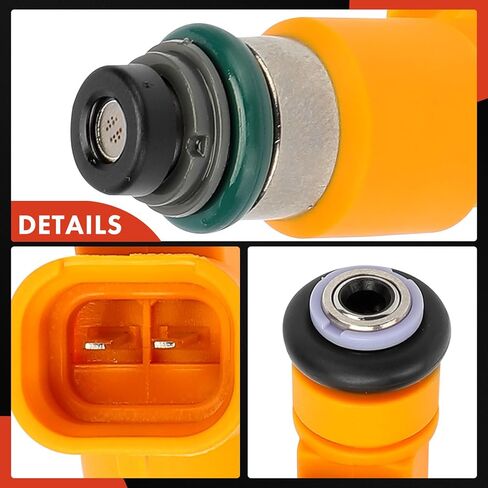 مجموعة A-Premium مكونة من 6 حاقن وقود متوافق مع إنفينيتي QX50 2014-2017، G37 2008-2013، M37 2011-2013، QX70 2014-2017، Q70 2014-2019، Q70L، FX37، EX37، 2013، Q40، Q50، Q60، ونيسان 370Z، 3.7 لتر، غاز in Saudi Arabia