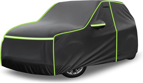 210D Waterproof Car Cover All Weather Custom Fit for Smart Fortwo 2007-2019 Wind, Snow, Rain & UV Resistant with Zipper & Reflective Stripe in Saudi Arabia