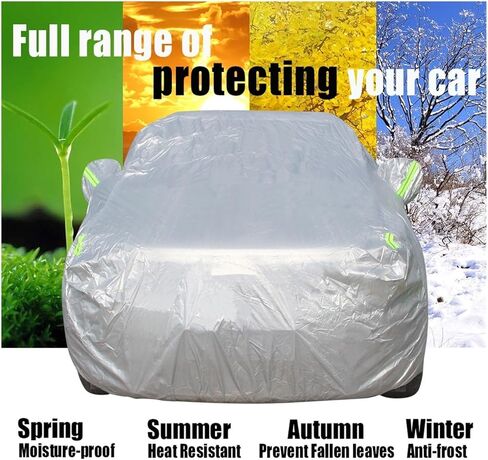 Car Cover ，Compatible with Daihatsu Copen 2002-2025 Windproof Auto Outdoor Sun Rain Snow Dust Prevent Cover in Saudi Arabia