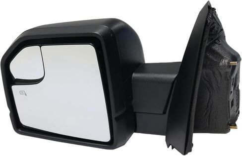 Kool Vue Mirror Compatible with Ford F-150 2015-2017 Driver Side With Heated Manual Folding Blind Spot Glass In-housing Signal Light in Saudi Arabia