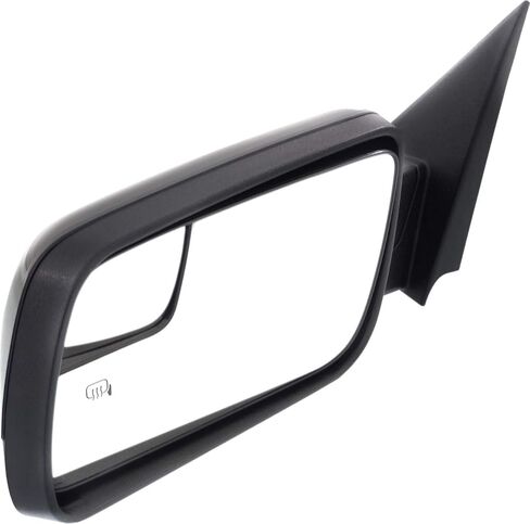 Garage-Pro Driver Side Power Heated Mirror for Ford Flex 2013-2019, Driver Side Mirror Replacement, Spotter Glass, Without Memory & Puddle Lamp, Paintable in Saudi Arabia