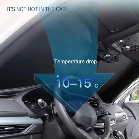 Fit for Jetour X70 Plus 2020-2025,Windshield Sun pad,Windshield Sunshade,Foldable Automotive Glass Sunshade,Front Windshield Shade,Car Supplies in Saudi Arabia