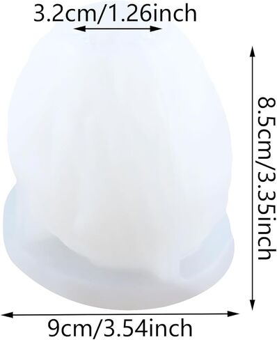 Heart Candle Molds Love Heart Silicone Candle Mold Valentine's Day Resin Casting Mold for Candle Home Decorate Mold Candle Making Aromatherapy Gypsum Candles Clay Craft in Saudi Arabia