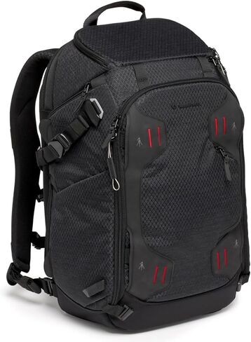 Manfrotto PRO Light Frontloader M, Professional Camera Backpack, Side and Front Access, Tripod Mount, Padded Backpack with Interchangeable Dividers, Black in Saudi Arabia