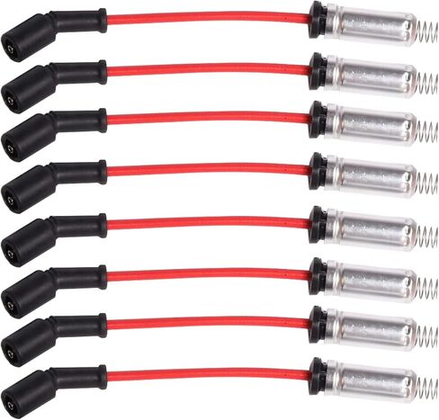 ENA Set of Red Wire Set Compatible with Chevrolet Avalanche Avalanche 1500 Colorado Express 1500 Express 2500 Impala Monte Carlo Silverado 1500 Suburban 1500 Trailblazer 5.3L in Saudi Arabia
