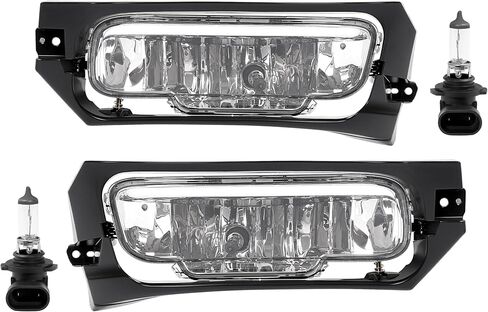 HECASA Pair Fog Light Compatible with 2006-2011 Mercury Grand Marquis Replacement for FO2592227 FO2593227 Front Bumper Fog Lamp LH&RH Clear Lens in Saudi Arabia