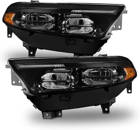 AKKON - مناسب لطراز Ford Explorer Base 2020-2024 [Full LED] مع استبدال جانب الركاب الأيمن للمصباح الأمامي DRL in Saudi Arabia
