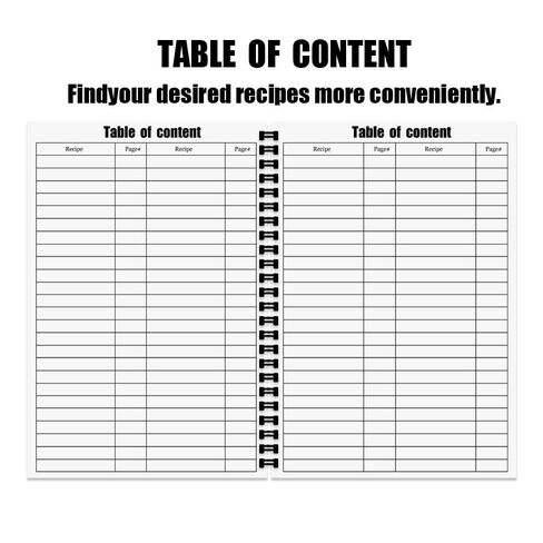 Recipe Notebook 5.8x 8.2 inch Spiral Recipe Book to Write in Your Own Recipes A5 Cook Books Blank Suitable for Personal Recipes and Meal Planning, Gift for Food Enthusiasts(100pages) ﻿ (G) in Saudi Arabia