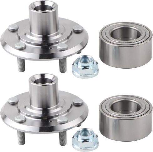 قطعتان من مجموعة محمل محور العجلة الأمامية متوافقة مع 2001-2002 Acura MDX، 1999-2004 Honda Odyssey، 2003-2004 Honda Pilot، استبدل 44300SP0008 44300S3VA01 in Saudi Arabia