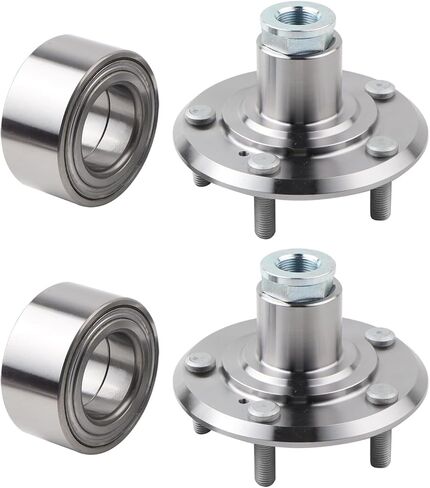 قطعتان من مجموعة محمل محور العجلة الأمامية متوافقة مع 2001-2002 Acura MDX، 1999-2004 Honda Odyssey، 2003-2004 Honda Pilot، استبدل 44300SP0008 44300S3VA01 in Saudi Arabia