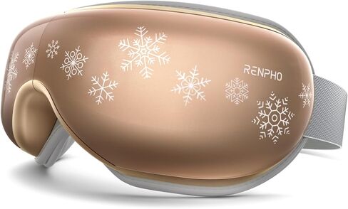 RENPHO Eye Massager with Heat, Heated Eye Mask for Migraines, Eye Care Machine, Migraine Relief, Face Massager to Relax, Eye Strain Dark Circles Eye Bags Dry Eye, Christmas Birthday Gift for Women Men in Kuwait