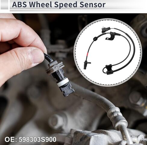 ABS عجلة السرعة الاستشعار الجبهة اليمنى ABS الاستشعار نظام الفرامل المضادة للانغلاق الاستشعار رقم 598303S900 لشركة هيونداي سوناتا 2011-2012 in Saudi Arabia