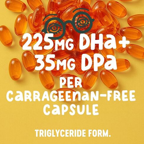 Ocean Saving Omega 3 - Fish Oil Replacement, High Levels of DHA per Capsule (440 mg), You Don't Need Fish Oil You Need Omega 3, Algae Oil, DHA, DPA. 60 Count in Saudi Arabia