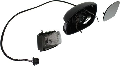 مرآة جانبية للسائق من Garage-Pro لسيارات Volkswagen Beetle 2003-2010 مع ضوء إشارة قابل للطلاء تم بناؤها من ديسمبر 2002 in Saudi Arabia