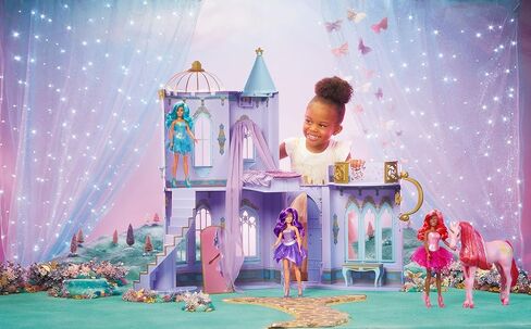 MGA Entertainment Dream Ella Color Change Surprise Fairies، دمية ياسمين الوردية الأنيقة مع أكثر من 7 مفاجآت بما في ذلك الزي، هدية تظاهر للعب في القلعة للأطفال، ألعاب للبنات والأولاد من عمر 3 4 5 سنوات فما فوق in Saudi Arabia