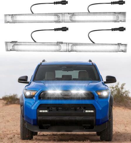 LED Grill Lights for 2025 2026 Toyota 4Runner Raptor Lights Front Grille Light Bar Head Lamp 4 Runner Accessories 6th Gen (Amber, TRD Sport & Off Road Only) in Saudi Arabia
